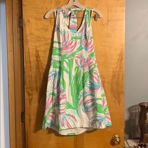 Lilly Pulitzer halter dress tulips sz 10